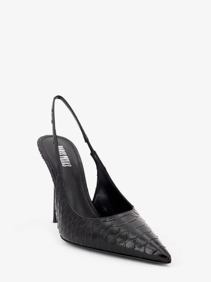 Lidia pump in leather with python print thumbnail