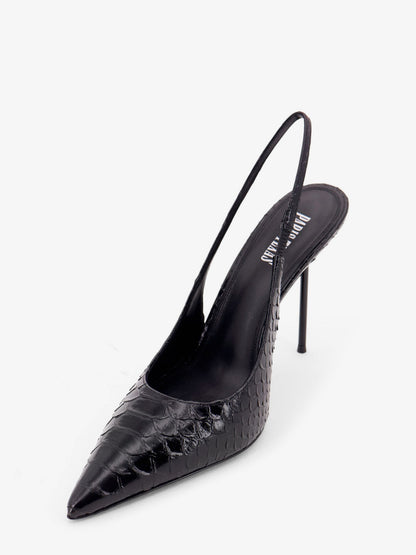 Lidia pump in leather with python print thumbnail