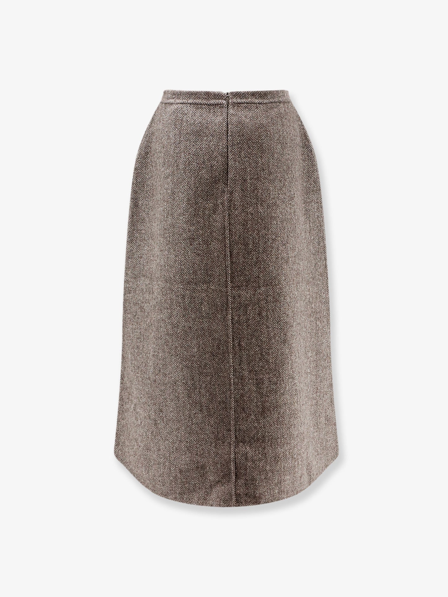 Wool blend skirt