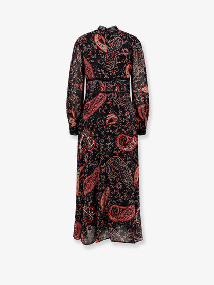 Vestito Elin in viscosa con stampa multicolor thumbnail