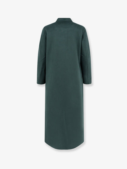 Harriet wool coat with frogs thumbnail