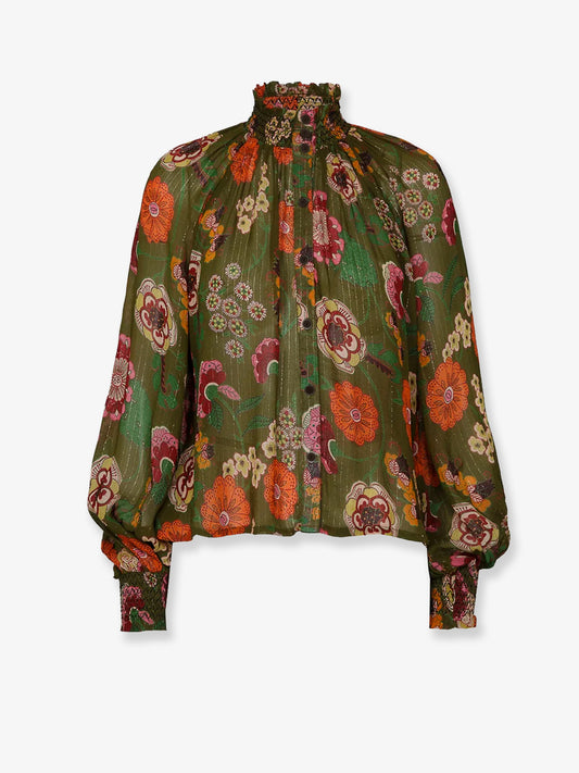 Ivonne viscose shirt with lurex details