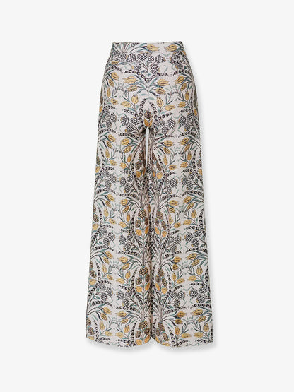 Jazmin printed cotton trousers thumbnail