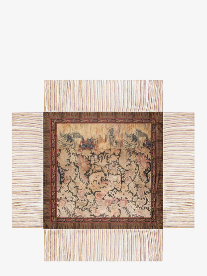 Aloeuw silk fringed foulard thumbnail