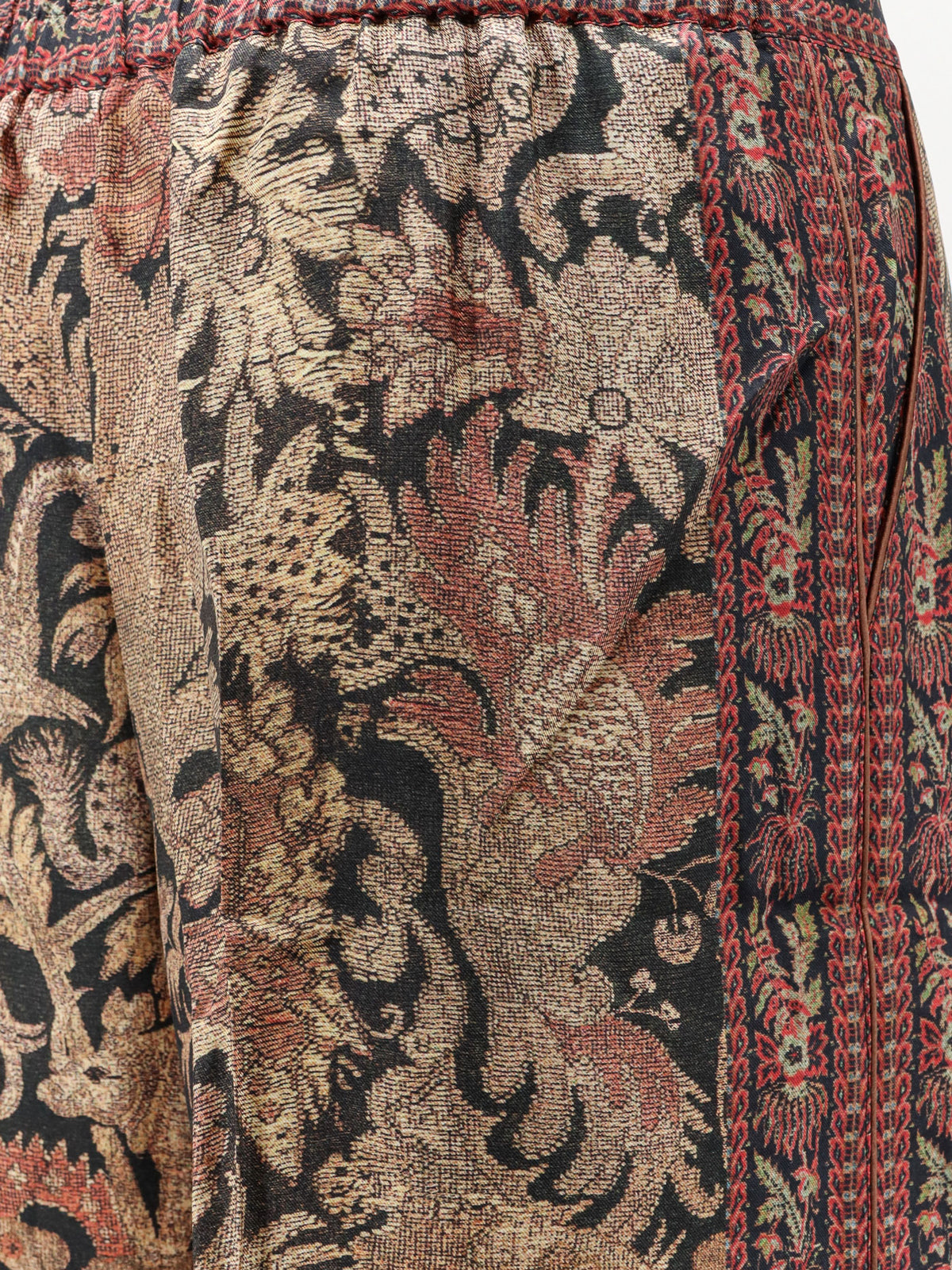 Silk trousers