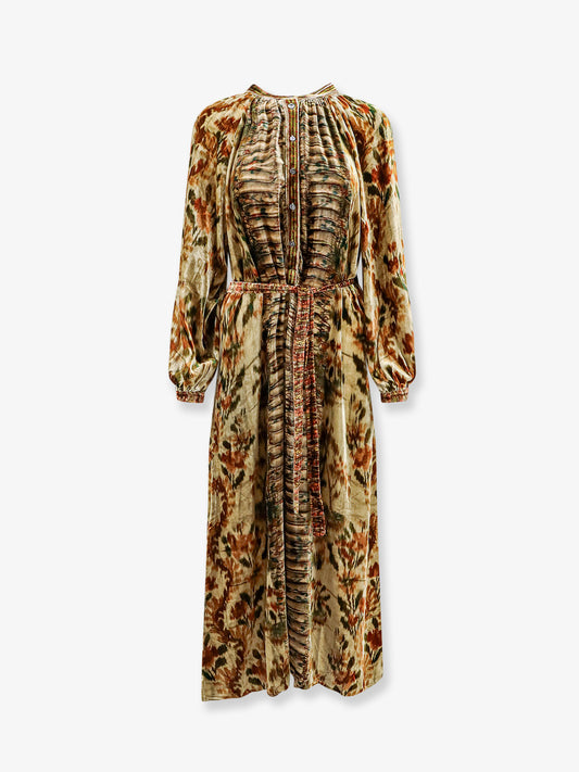Kanada multicolor chenille chemisier dress