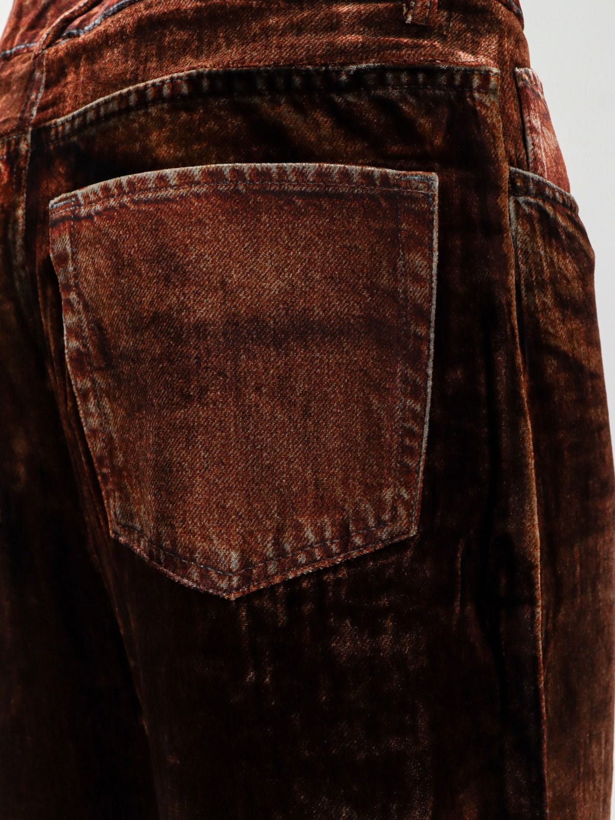 Kandox iridiscent chenille trousers