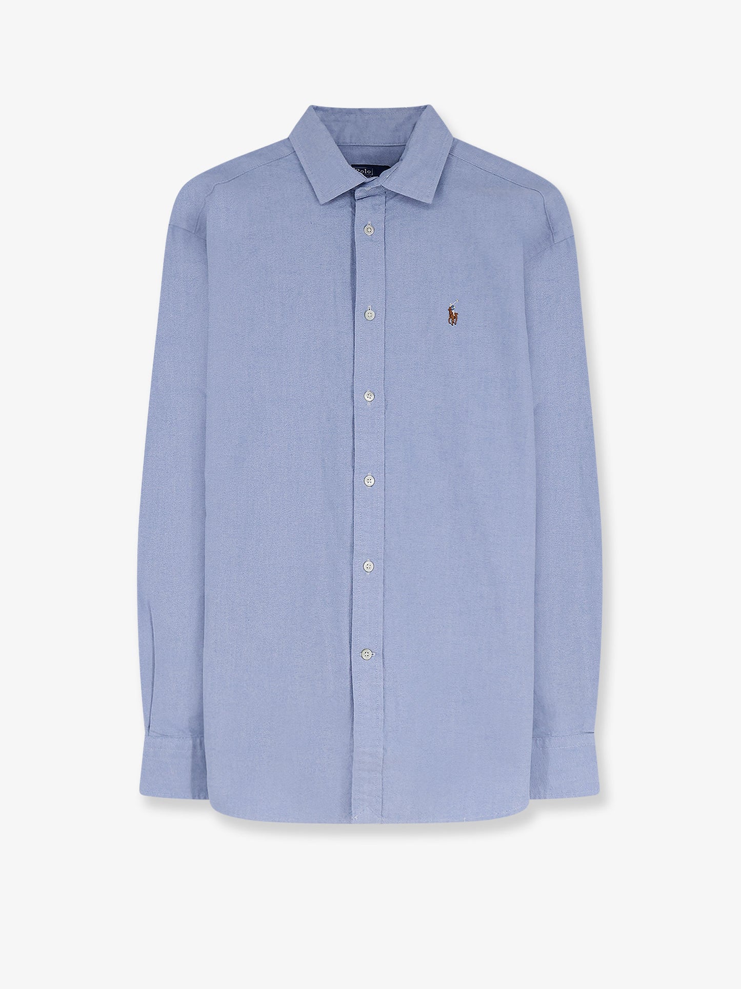 Cotton shirt with front logo