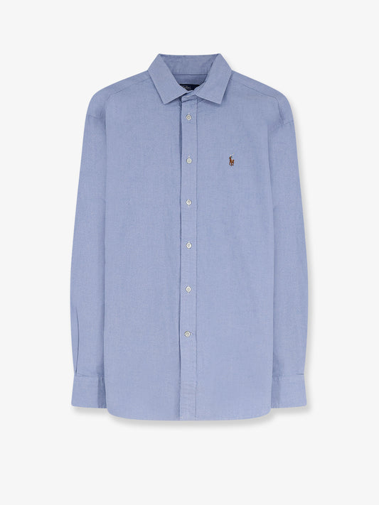 Cotton shirt with front logo