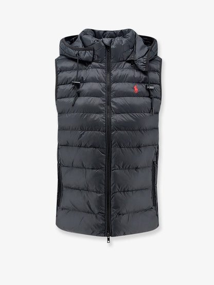 Sleeveless recycled nylon down jacket thumbnail