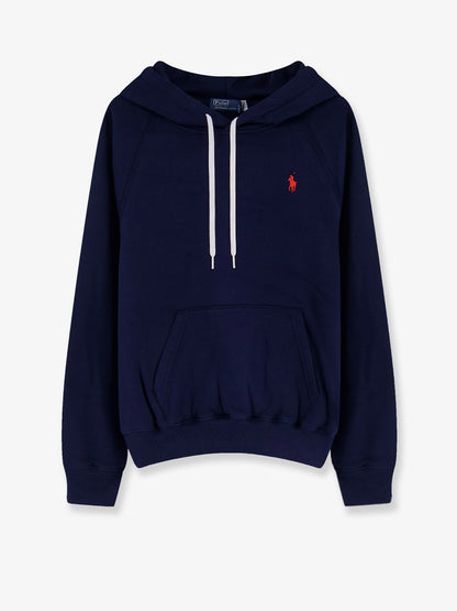 Cotton blend sweatshirt with embroidered logo thumbnail