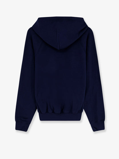 Cotton blend sweatshirt with embroidered logo thumbnail