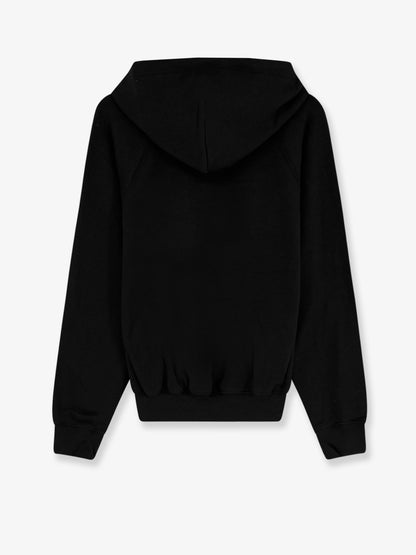 Cotton blend sweatshirt with embroidered logo thumbnail
