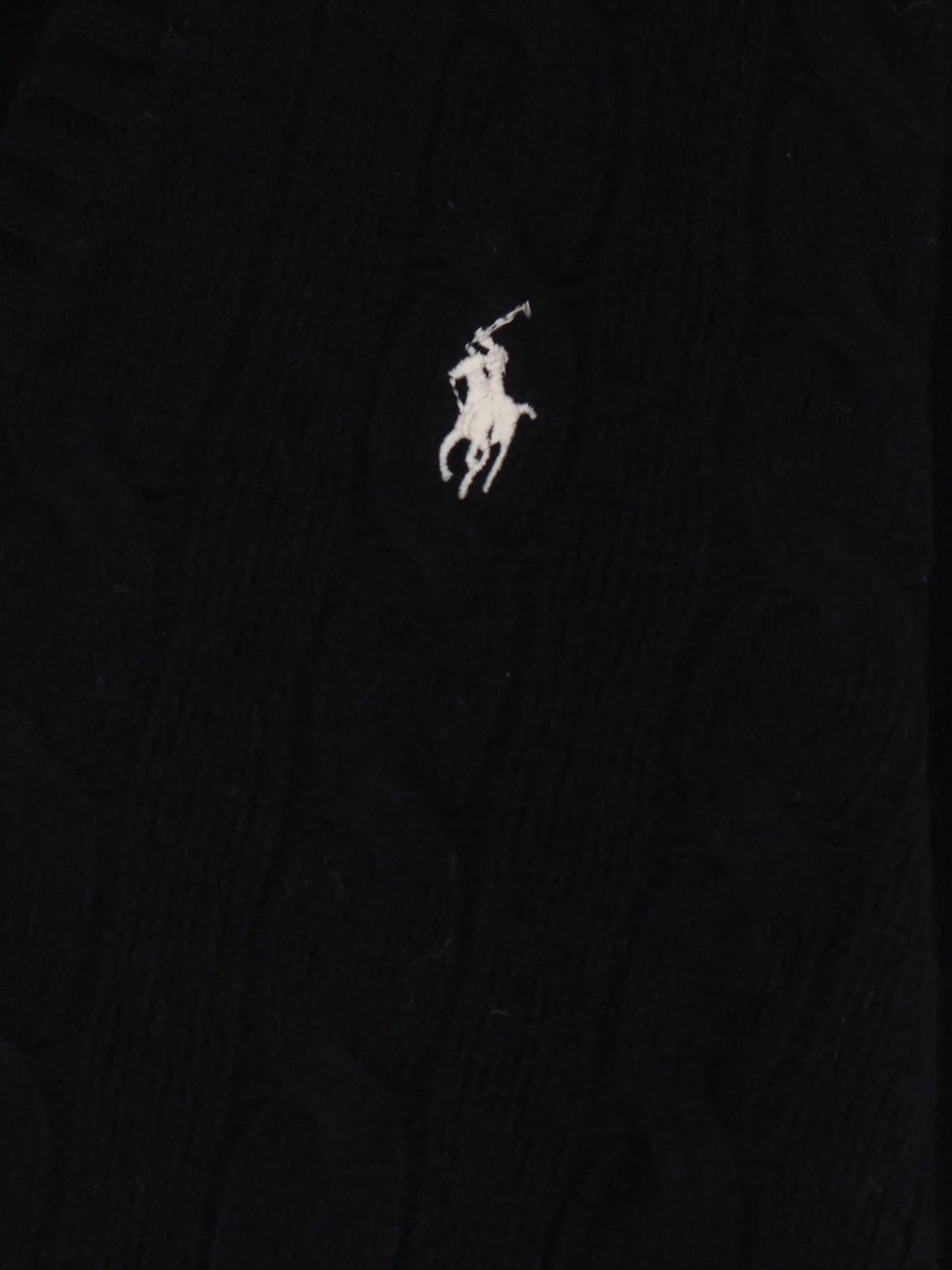 Maglia in misto lana e cashmere con logo ricamato frontale