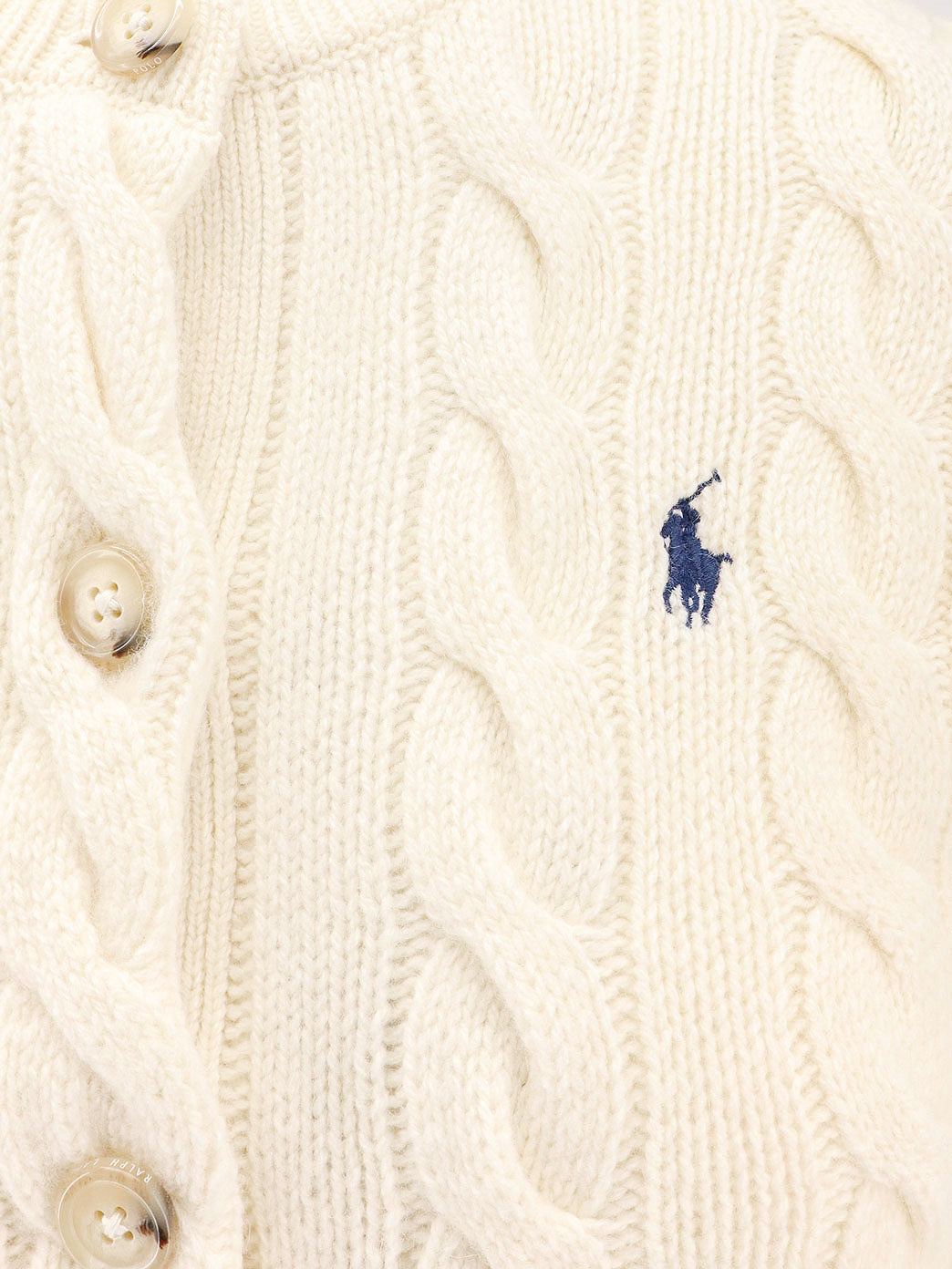 Certified wool and cashmere cardigan