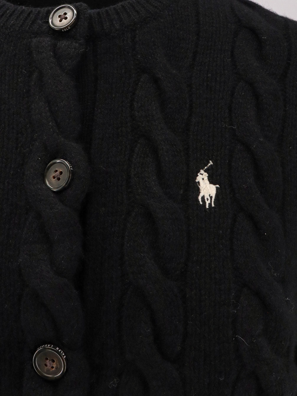 Certified wool and cashmere cardigan