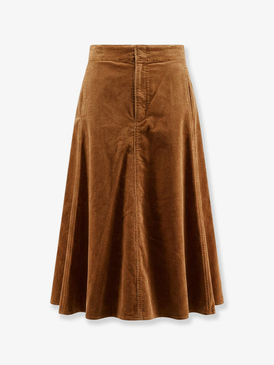A-Line corduroy skirt