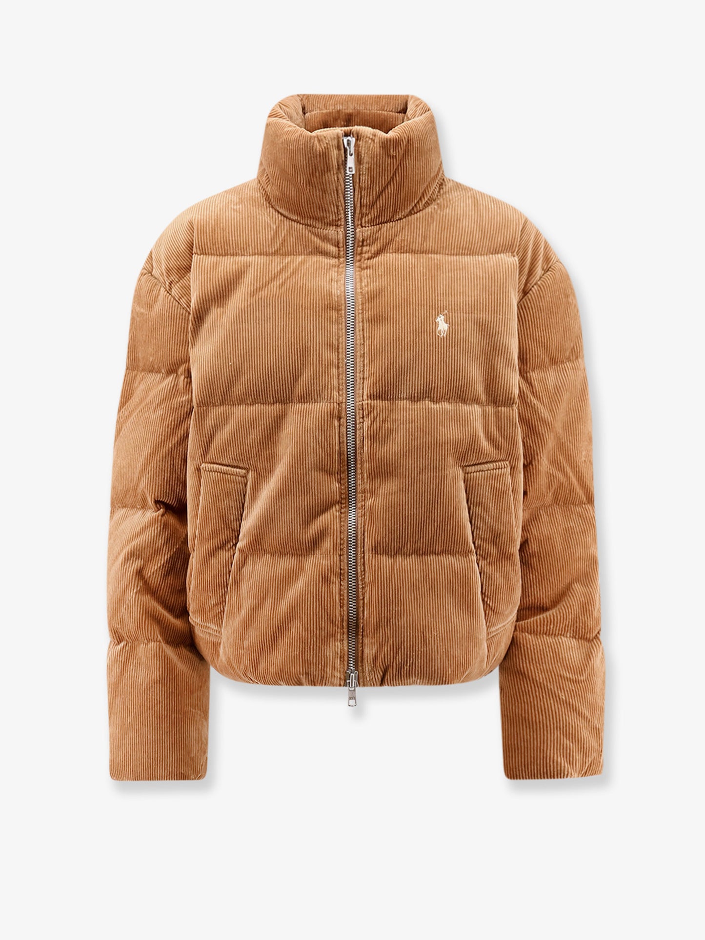 Corduroy down jacket