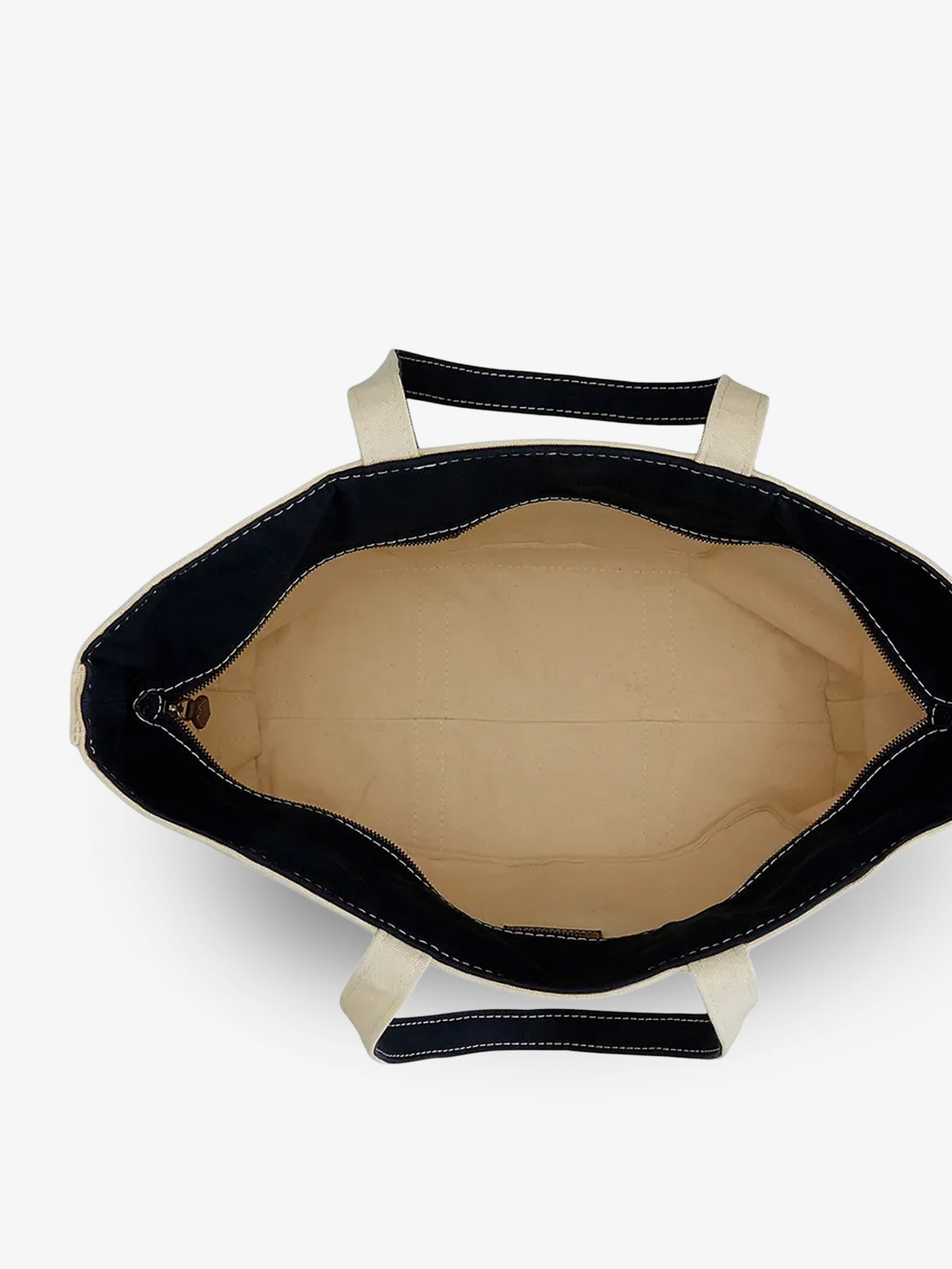 Denim shoulder bag with embroidered logo on the front
