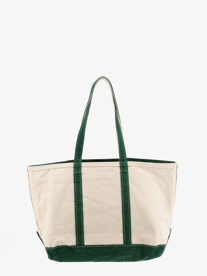 Denim shoulder bag with embroidered logo on the front thumbnail