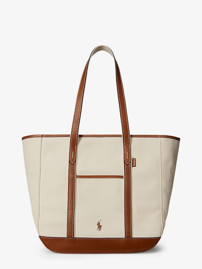 Canvas shopping bag with embroidered logo thumbnail