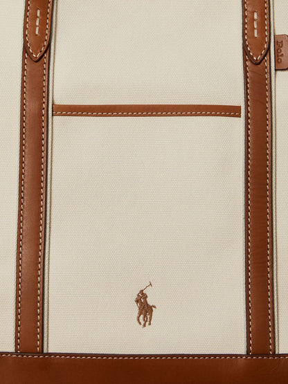 Canvas shopping bag with embroidered logo thumbnail