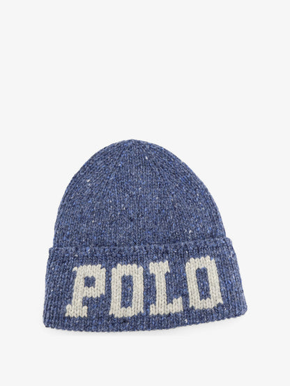 Wool blend hat with logo insert thumbnail
