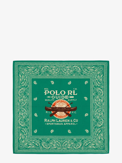 Foulard in cotone con stampa paisley thumbnail