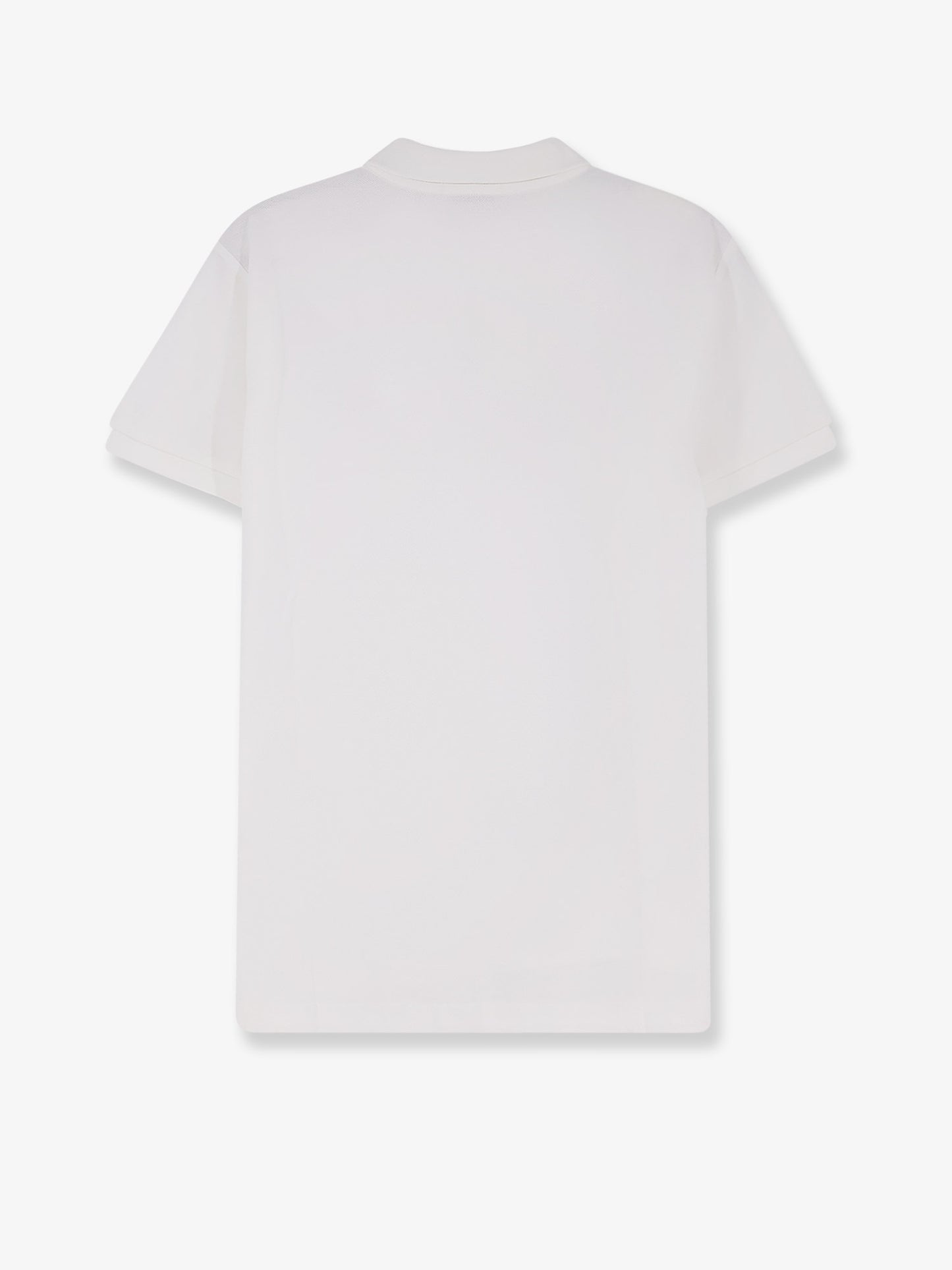 Polo in cotone con logo ricamato