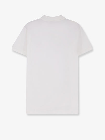 Polo in cotone con logo ricamato thumbnail