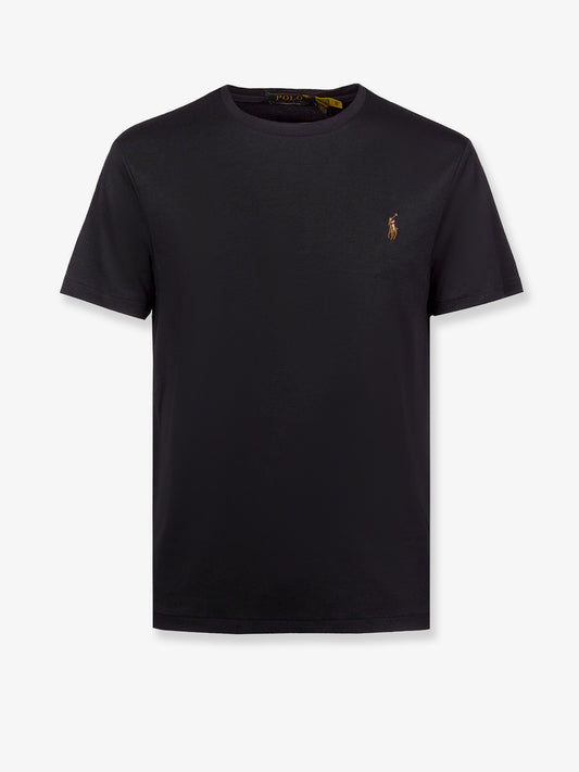 Cotton t-shirt with Logo embroidery
