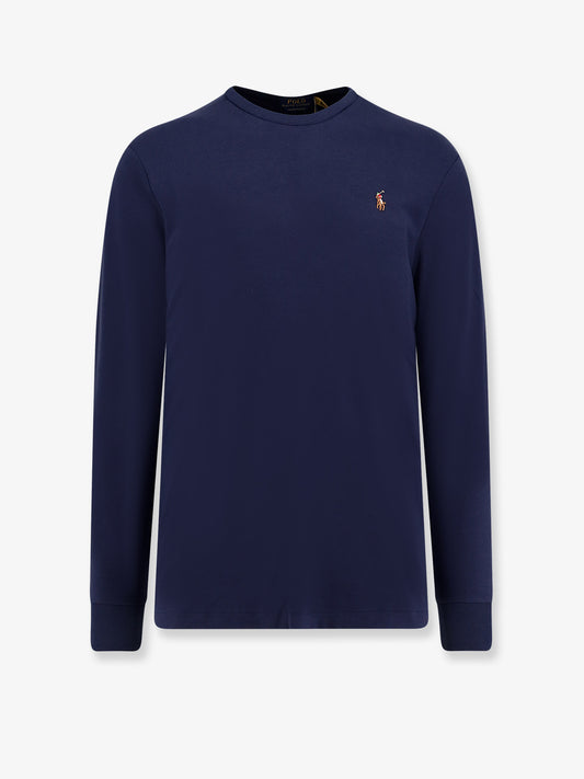 Cotton t-shirt with Logo embroidery