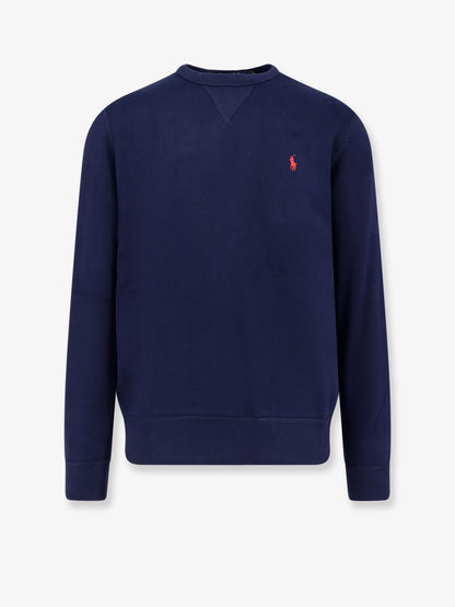 Cotton blend sweater with logo thumbnail