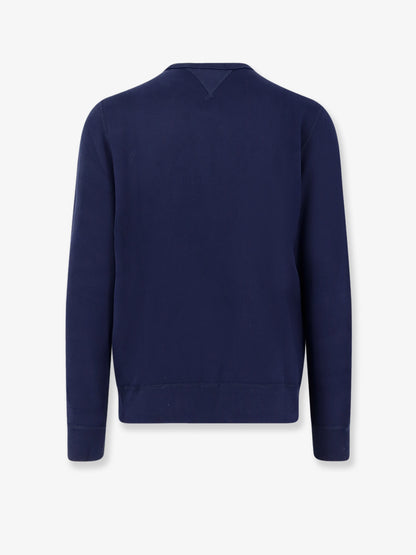 Cotton blend sweater with logo thumbnail