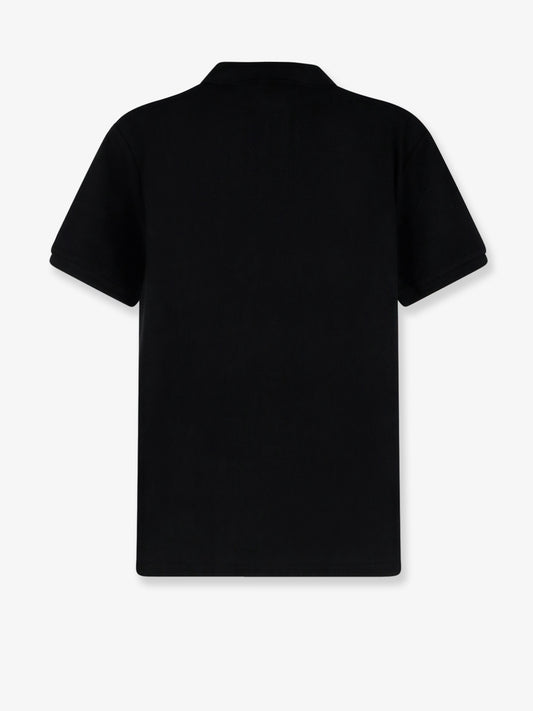 Cotton polo shirt with embroidered logo