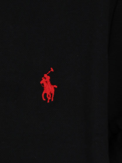 Cotton polo shirt with embroidered logo thumbnail