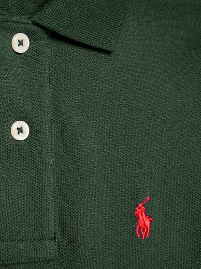 Cotton polo shirt with embroidered logo on the front thumbnail