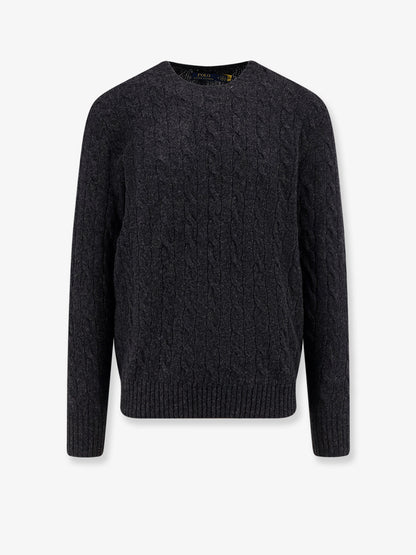 Wool and cashmere cable knit sweater thumbnail