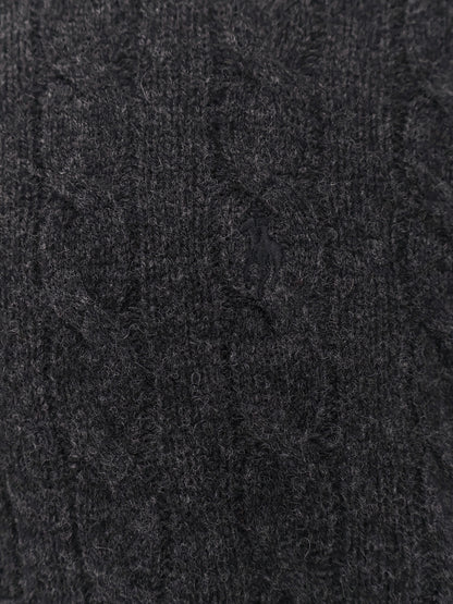 Wool and cashmere cable knit sweater thumbnail