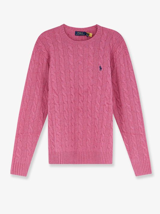 Wool and cashmere cable knit sweater