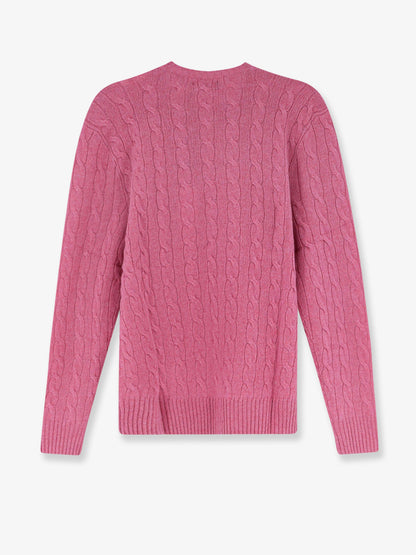 Wool and cashmere cable knit sweater thumbnail
