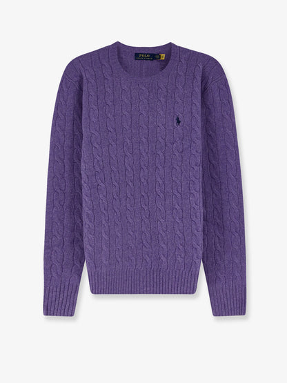 Wool and cashmere cable-knit sweater thumbnail
