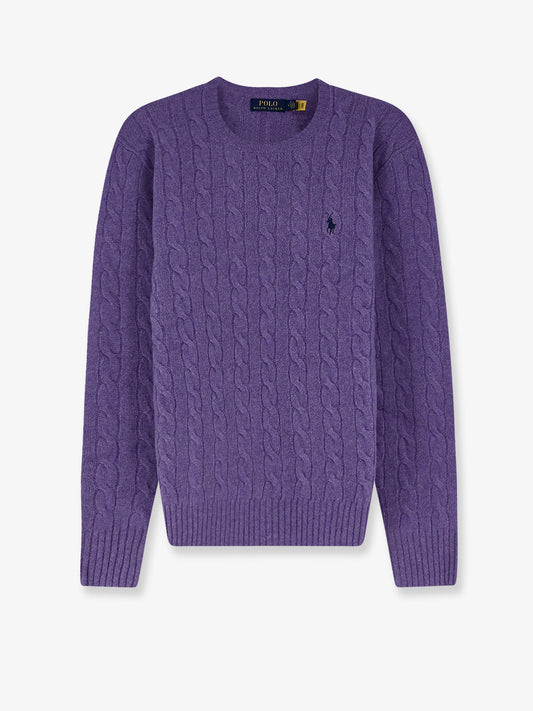 Wool and cashmere cable-knit sweater