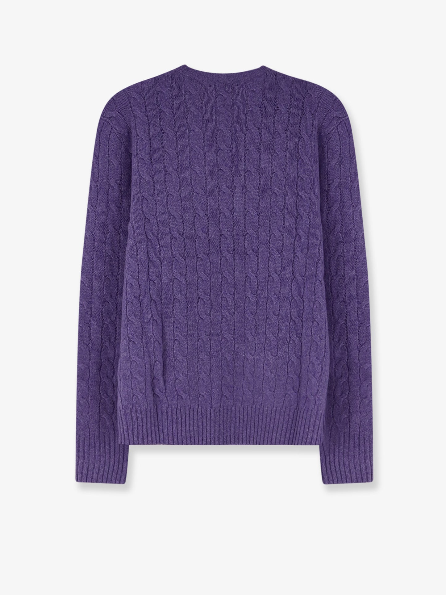 Wool and cashmere cable-knit sweater