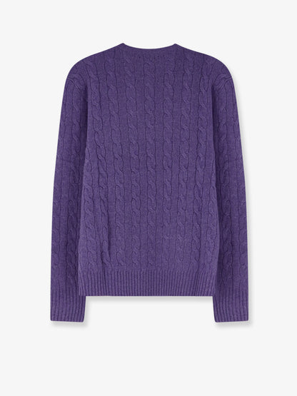 Wool and cashmere cable-knit sweater thumbnail
