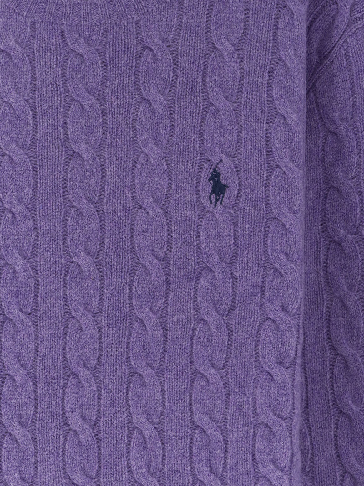 Wool and cashmere cable-knit sweater