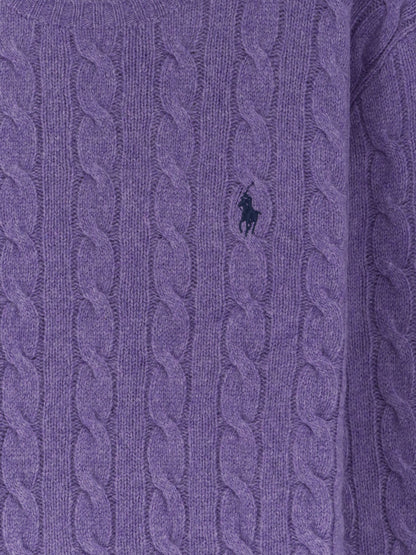 Wool and cashmere cable-knit sweater thumbnail
