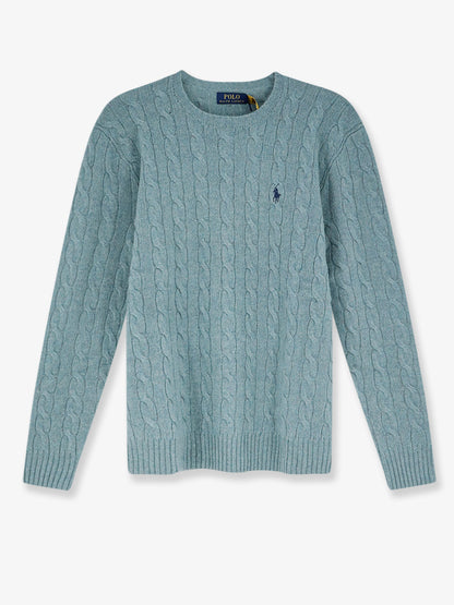 Wool and cashmere cable knit sweater thumbnail