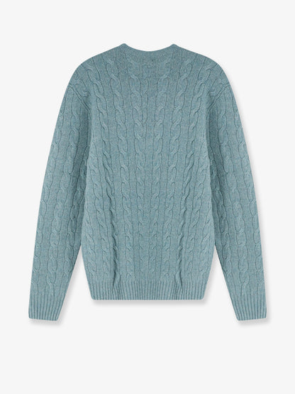 Wool and cashmere cable knit sweater thumbnail