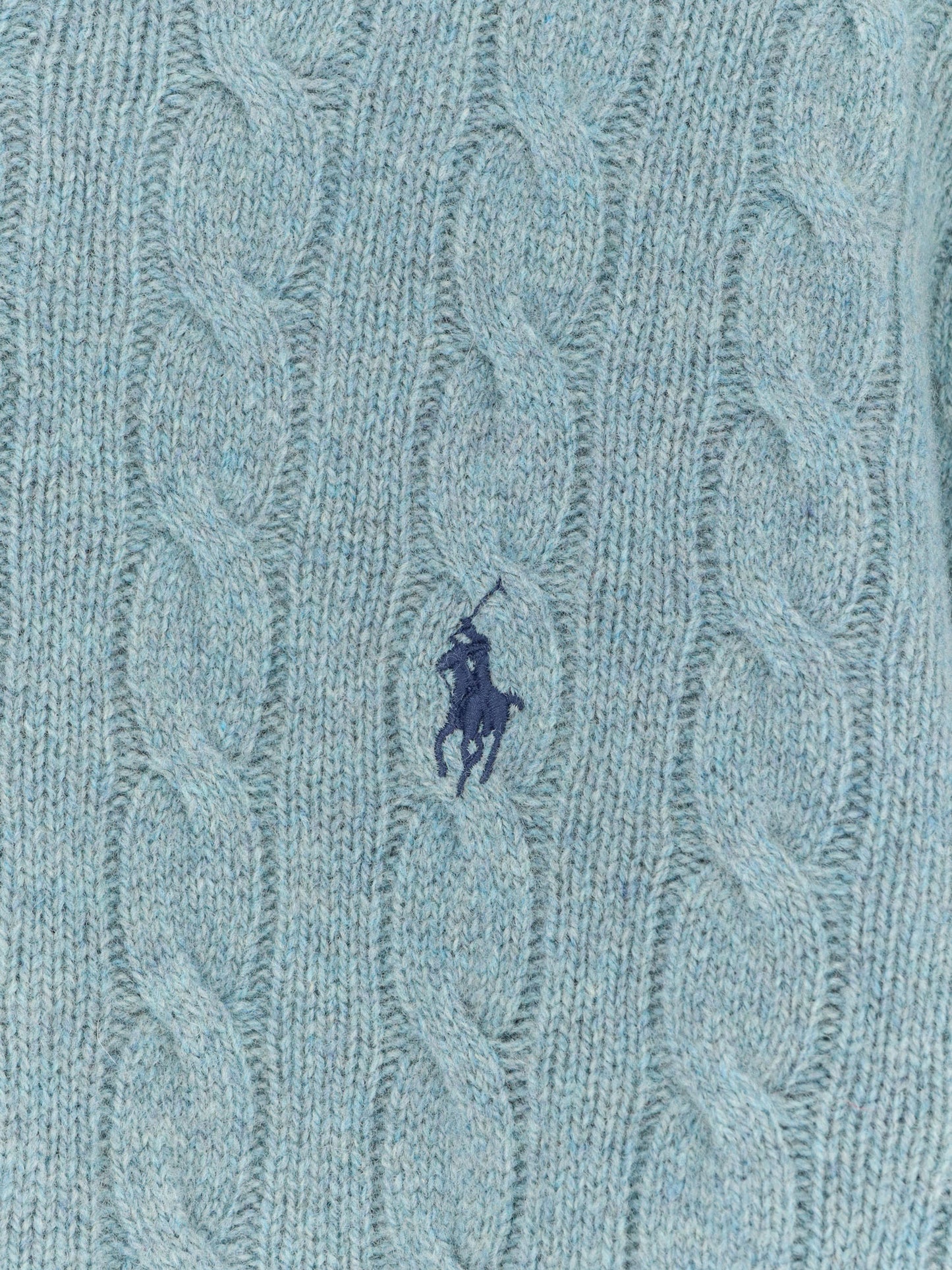 Wool and cashmere cable knit sweater